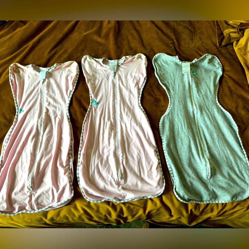 3 Medium Love To Dream Swaddles. 1.0 TOG. All great used condition.